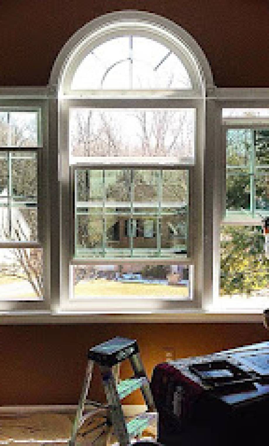 Three windows with Technician